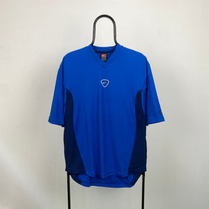00s Nike T-Shirt Blue Medium