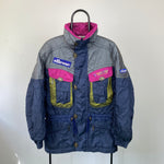 Vintage Ellesse Ski Coat Jacket Purple Medium