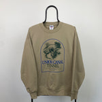 Retro 90s Canal Sweatshirt Brown Large