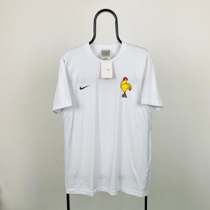 Vintage Nike France Rugby T-Shirt White XL