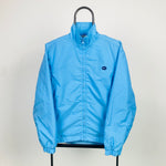 00s Nike Hex Windbreaker Jacket Blue Small