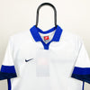 90s Nike Football Shirt T-Shirt White Small