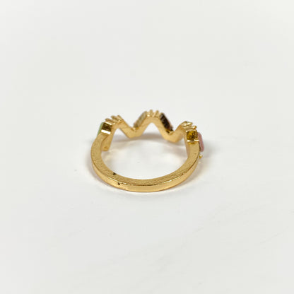 Vintage Gem Ring Gold