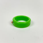Retro Chunky Chick Ring Green