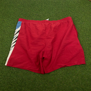 90s Adidas Shorts Red 3XL/XXL