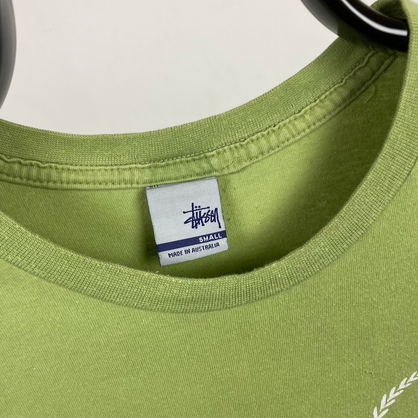 90s Retro Stussy T-Shirt Green XS