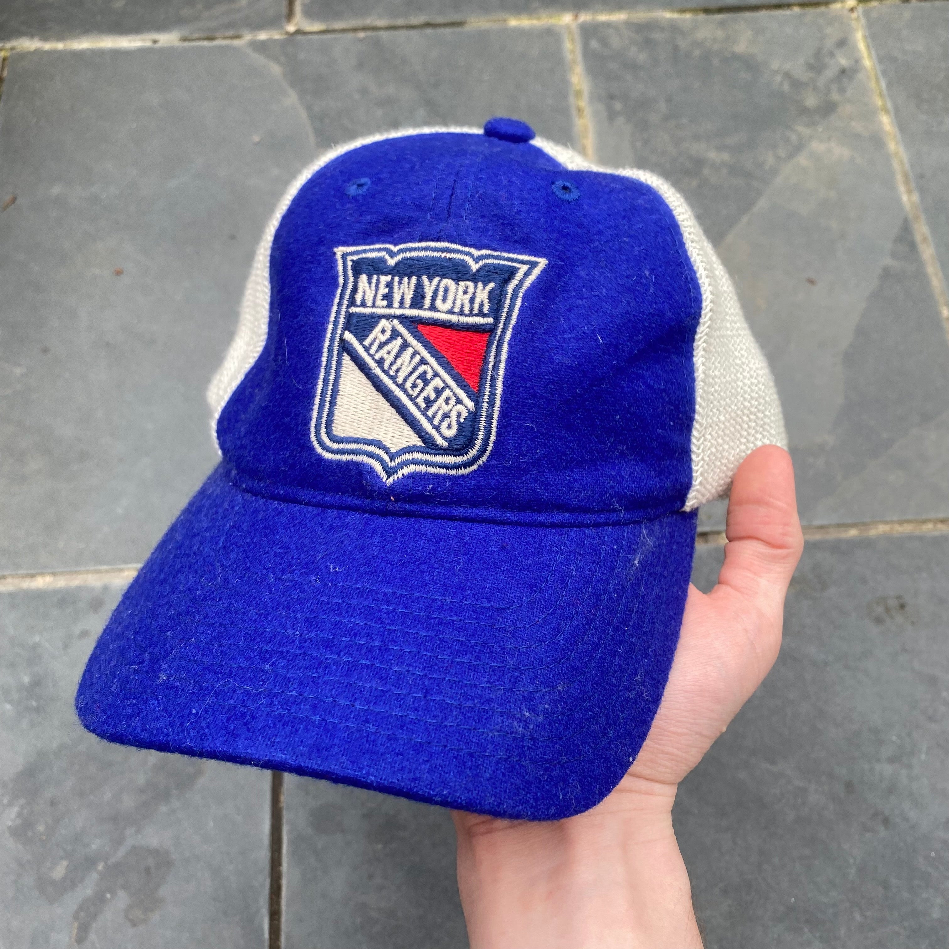 Vintage New York Rangers Hat Blue