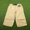 90s Nike ACG Belted Cargo Shorts Brown Small