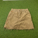 Retro Wrangler Cargo Skirt Brown Medium UK8/10