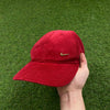 Vintage Nike Cord Baseball Hat Red