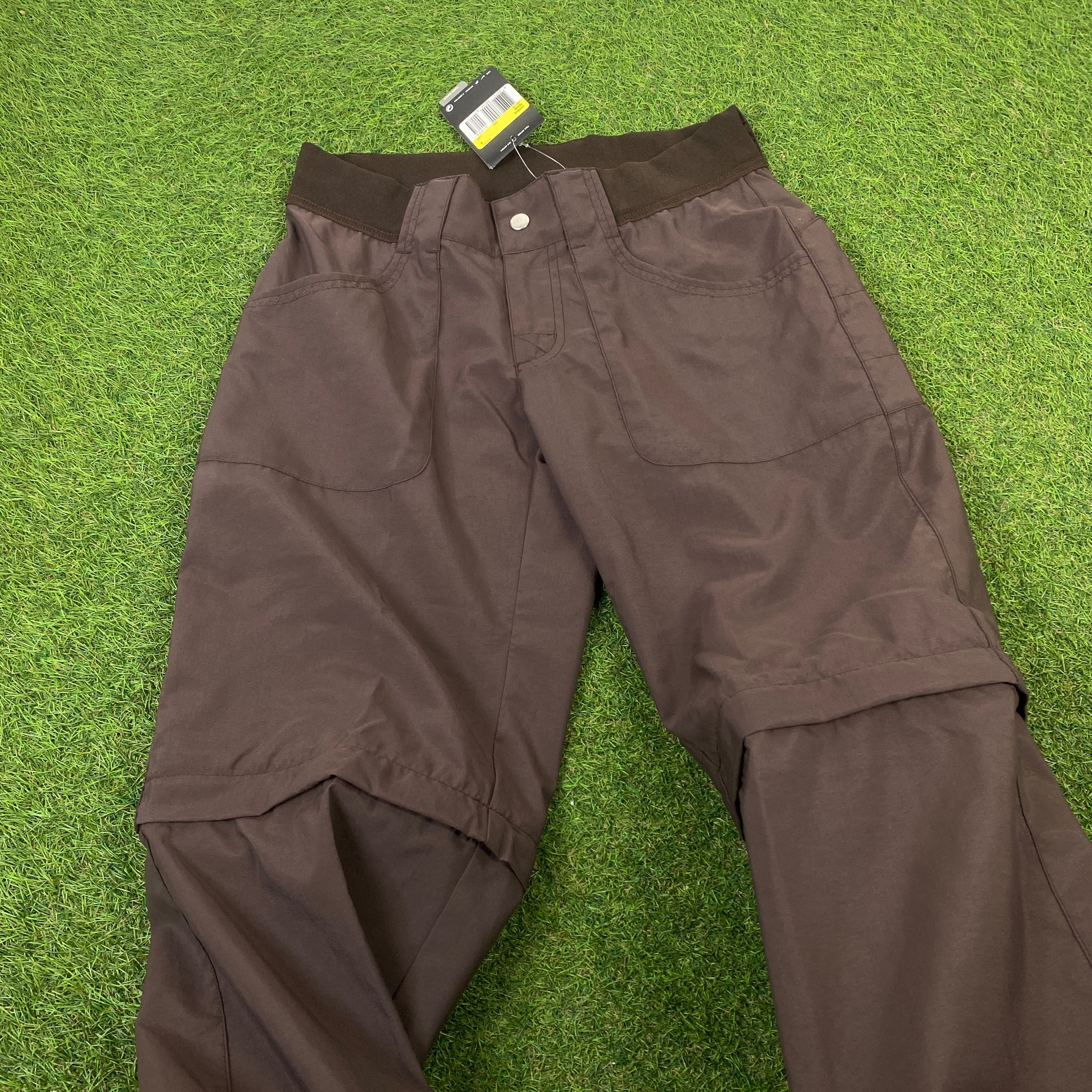 00s Nike ACG Zip Off Cargo Trousers Joggers Brown Small