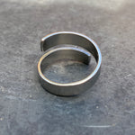 Vintage Style Circular Ring Silver