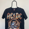 Vintage ACDC Band T-Shirt Black Medium