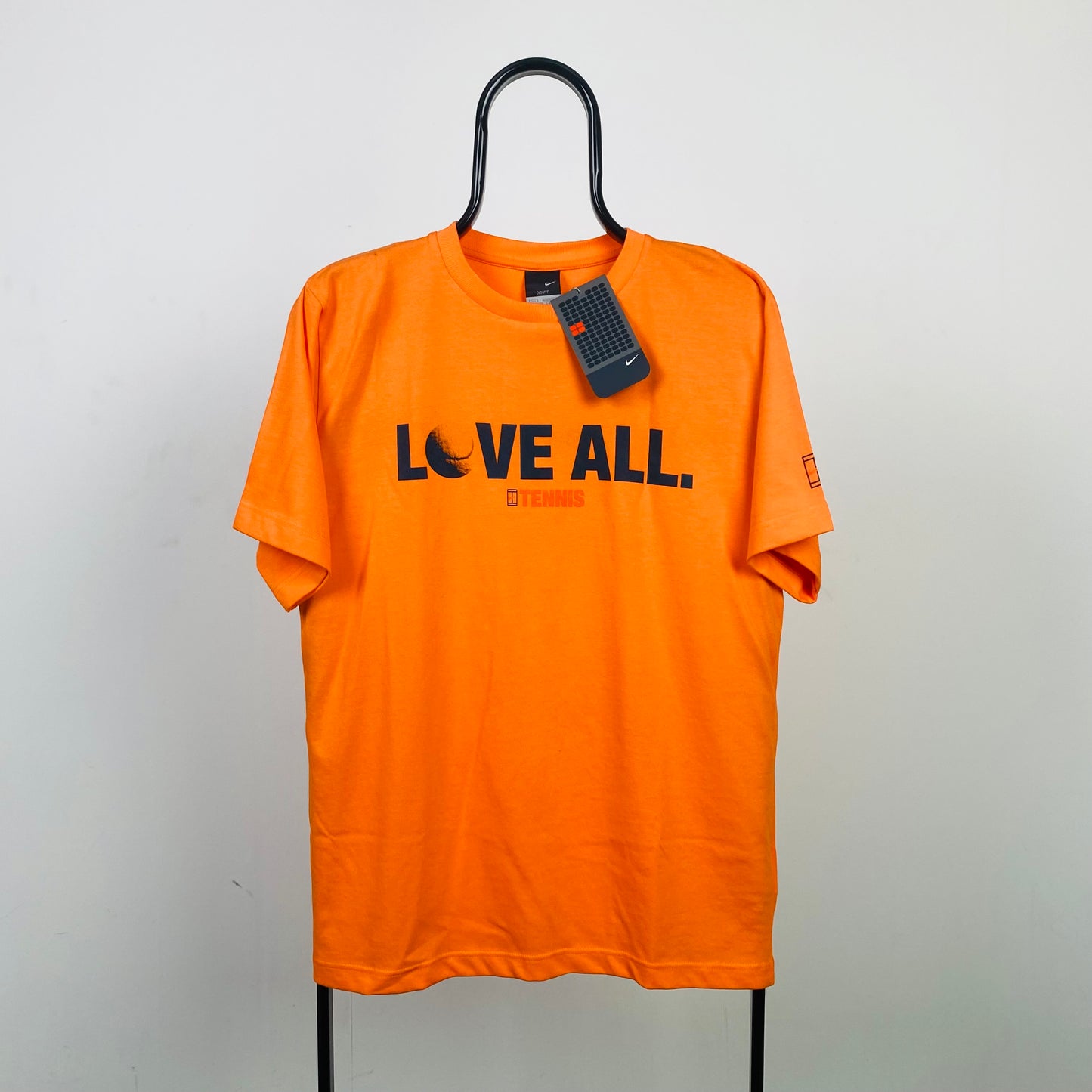 Vintage Nike Court T-Shirt Orange Large