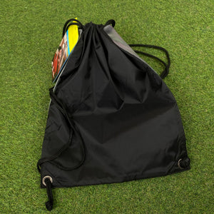 00s Nike Hex Shoulder Sling Drawstring Bag Black