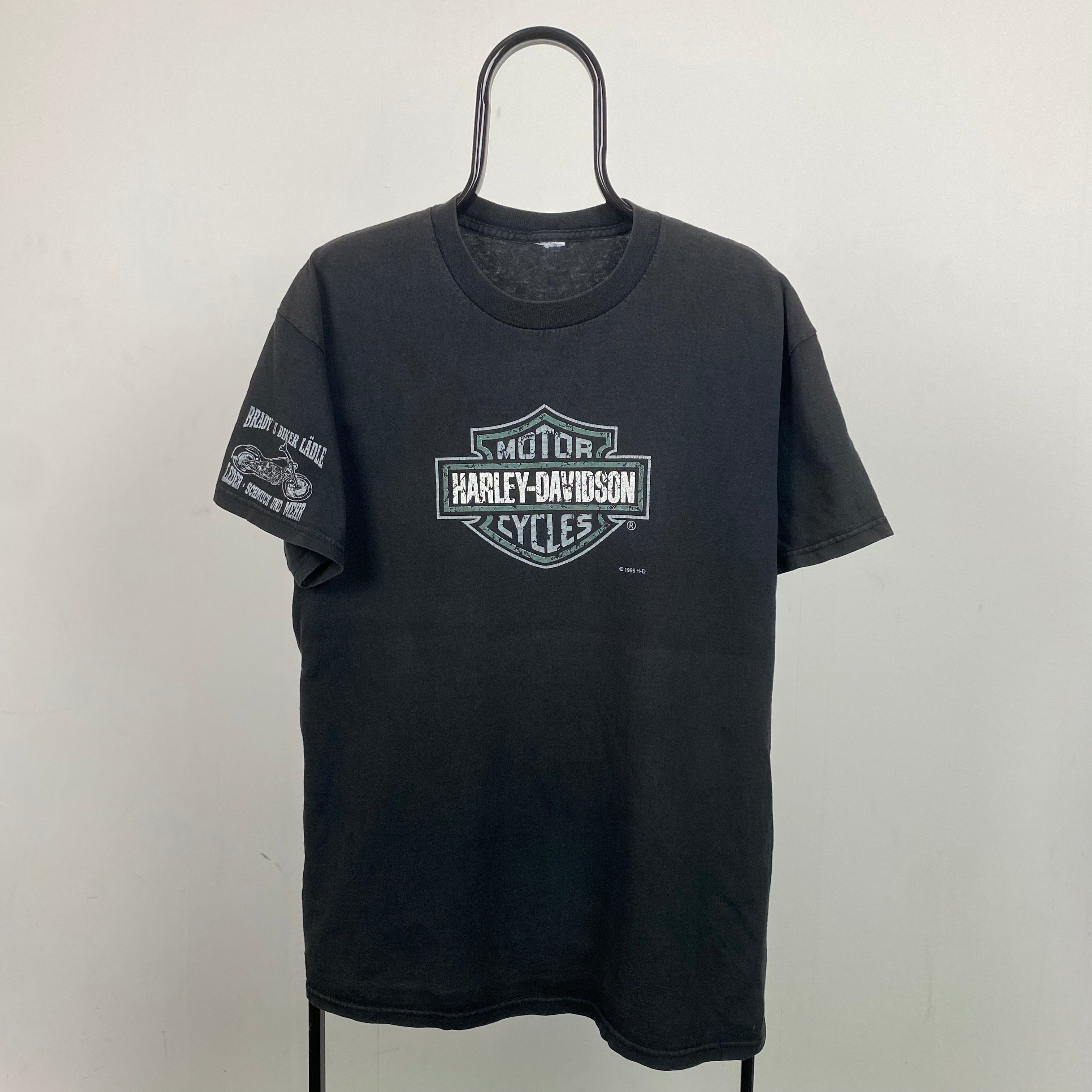 Retro 1996 Harley Davidson T-Shirt Black XL