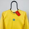 Vintage Nike Sweatshirt Yellow XS