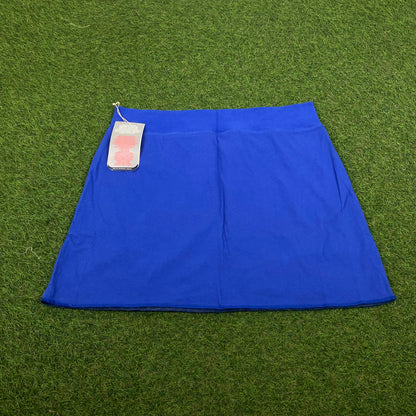 90s Nike Reversible Skirt Blue Grey Large