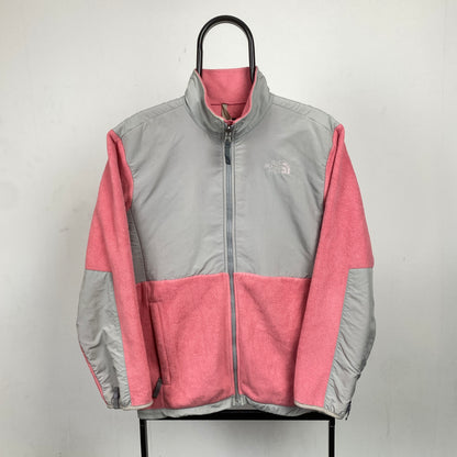 Retro The North Face Denali Fleece Sweatshirt Pink Small