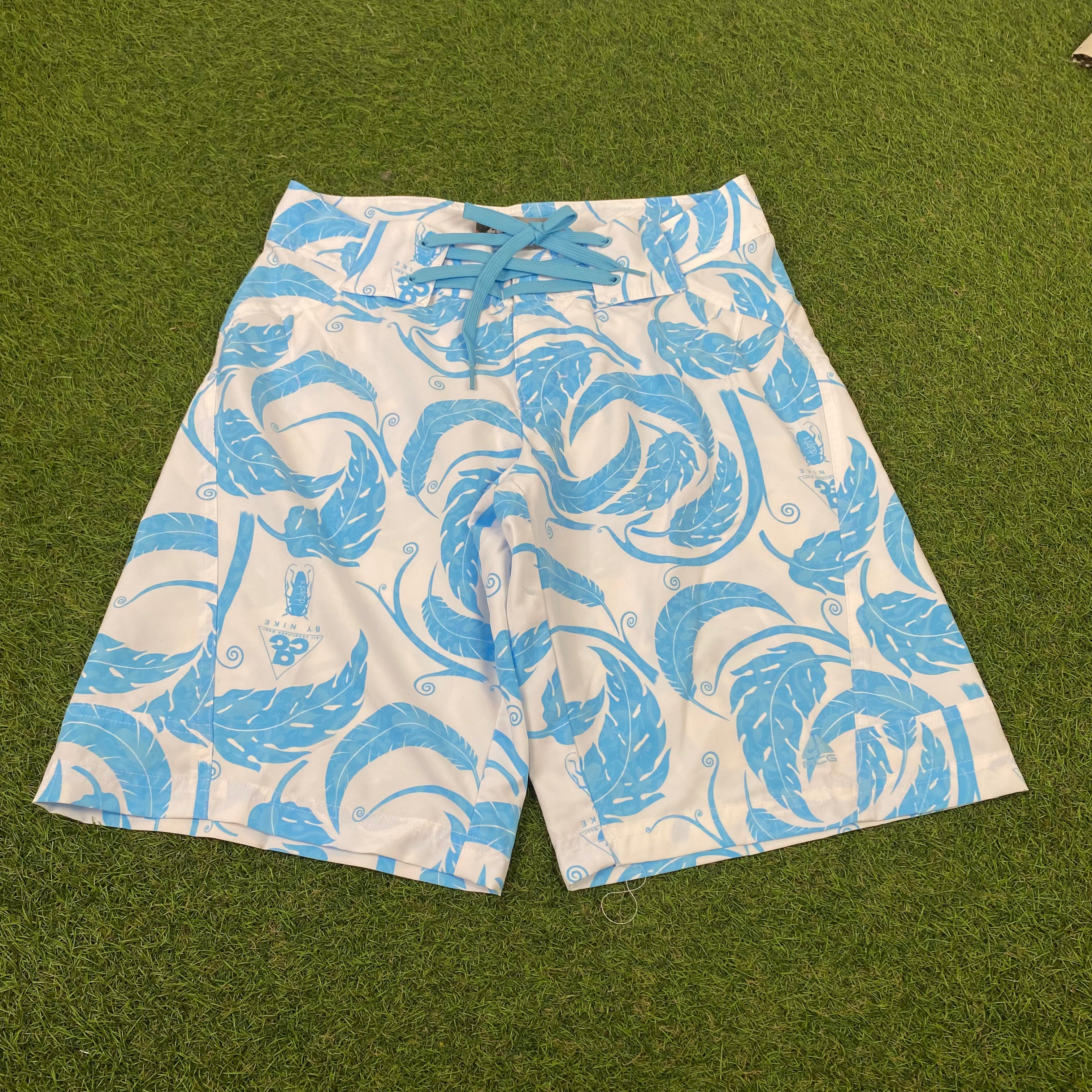 00s Nike ACG Beach Swim Shorts Baby Blue XXS Clout Closet