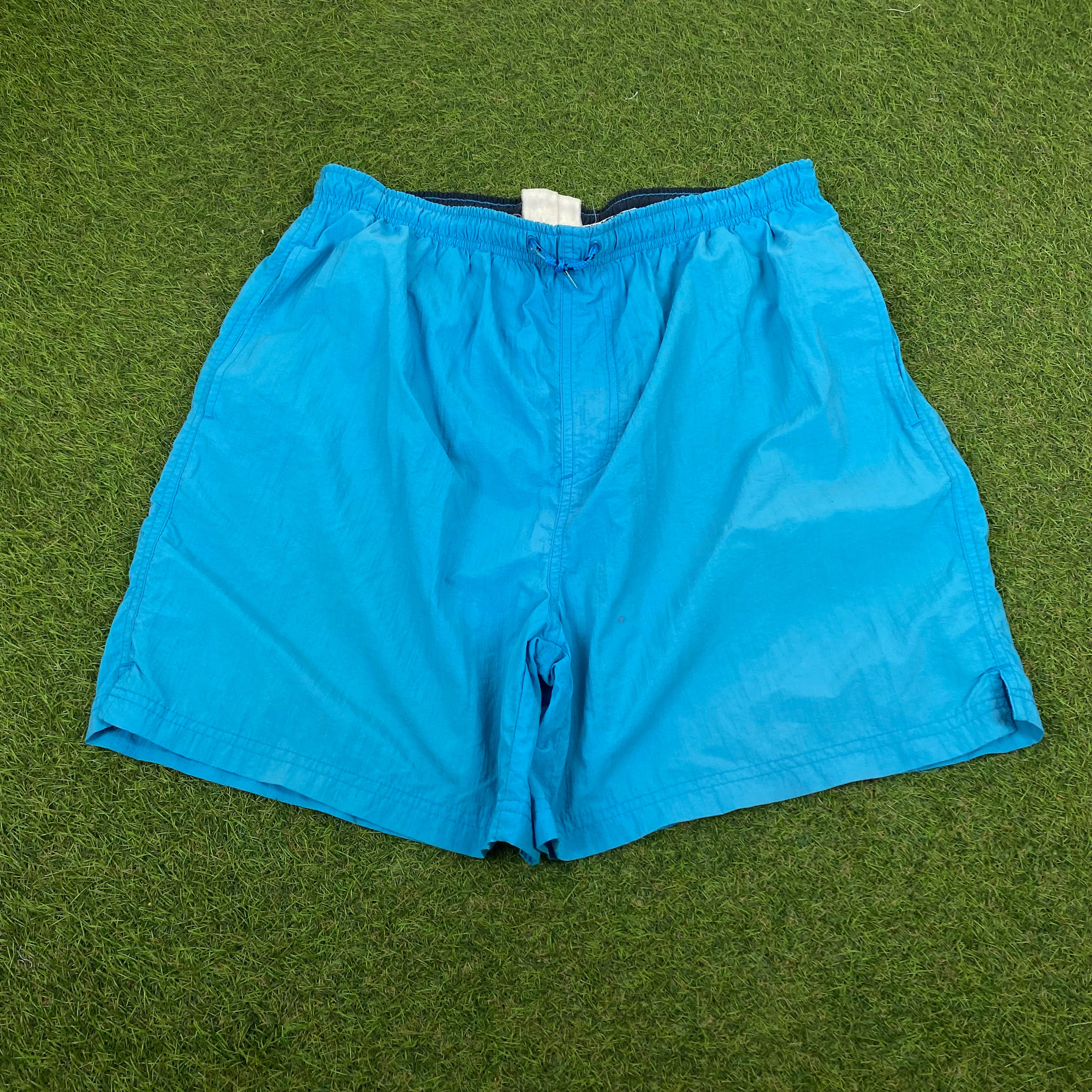 Retro Swim Shorts Blue XL