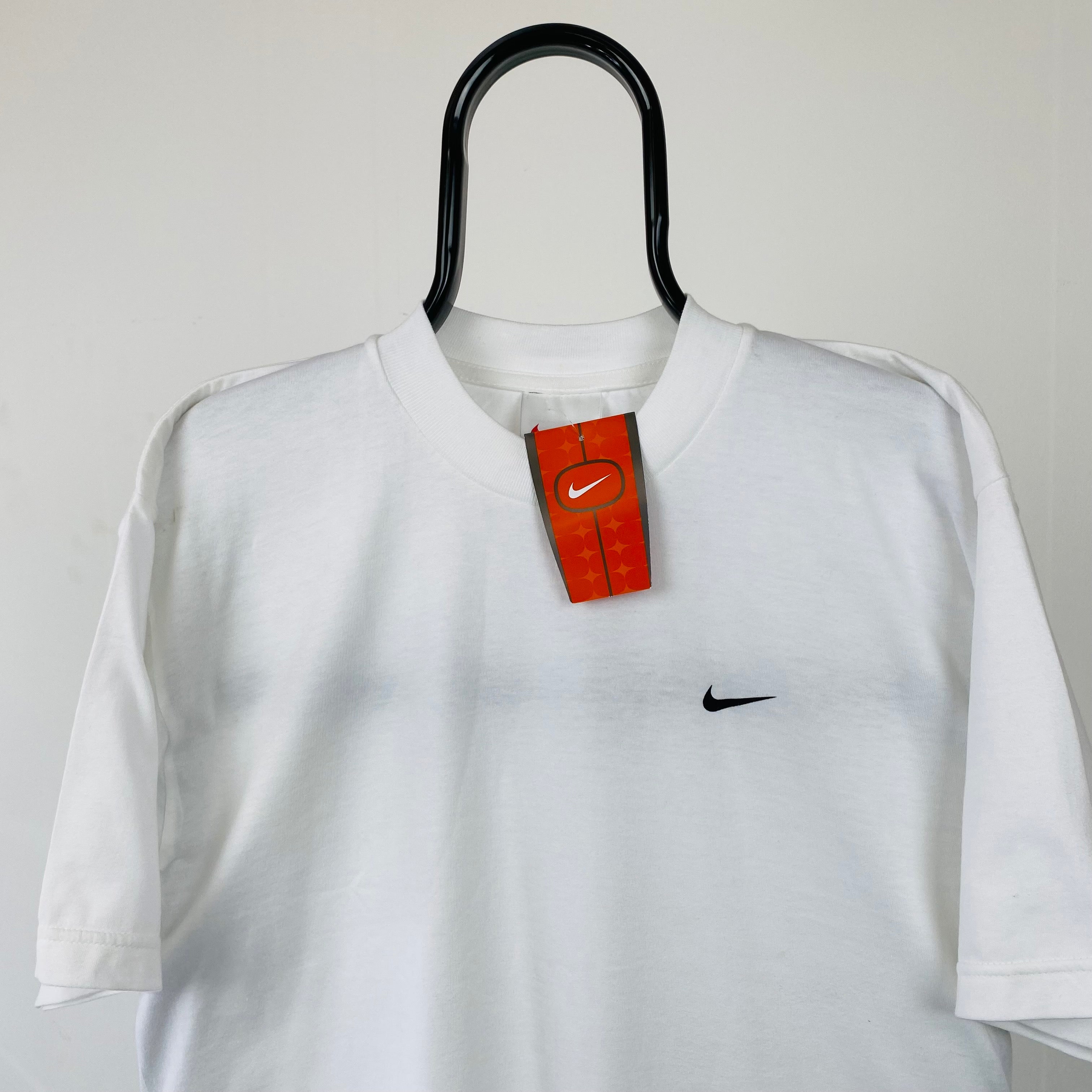 Vintage Nike Swoosh T-Shirt White Small