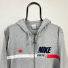 Vintage Nike Zip Up Hoodie Grey XL