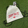 Vintage Nike Drawstring Sling Bag White