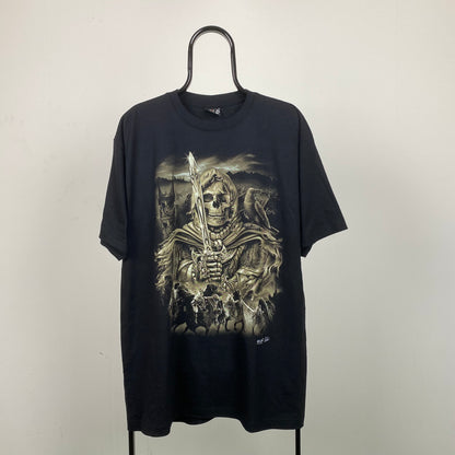Retro Wild Skeleton T-Shirt Black XL