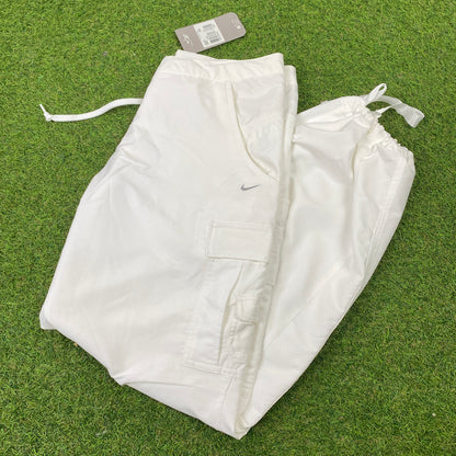 00s Nike Parachute Cargo Joggers White XXS