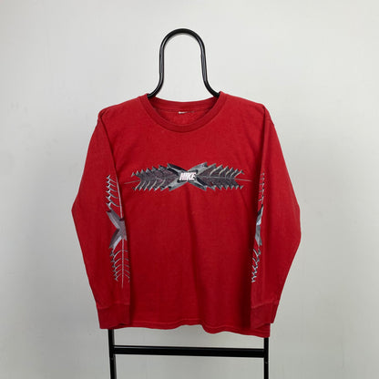 00s Nike Longsleeve T-Shirt Red XS