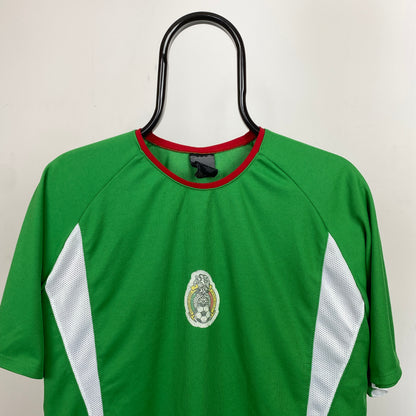 90s Nike Mexico Football Shirt T-Shirt Green Small