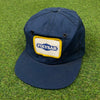 Retro 90s USA Polysar Snapback Hat Blue