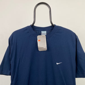 00s Nike T-Shirt Dark Blue Large