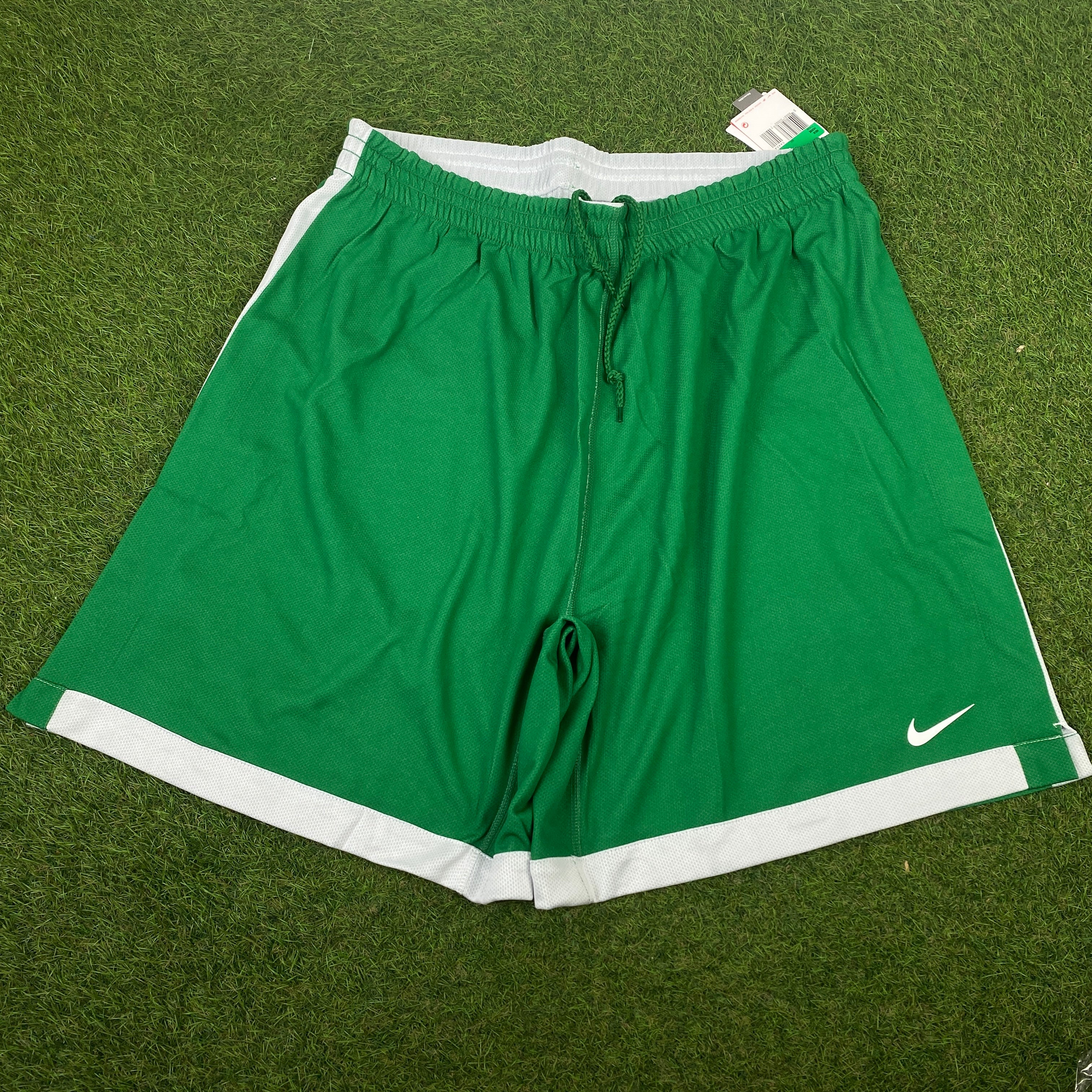 00s Nike Reversible Basketball Shorts Green XL