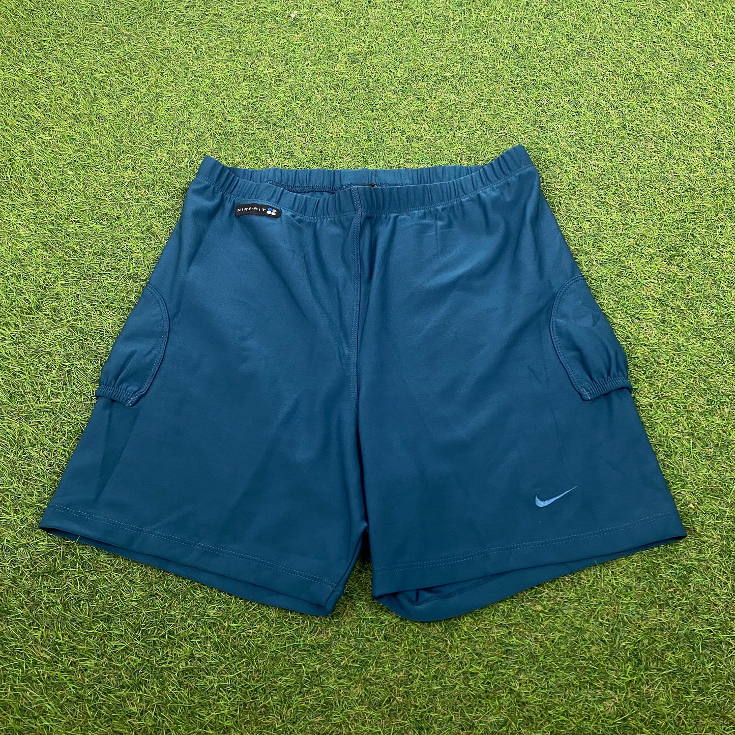 90s Nike Tennis Shorts Blue XL