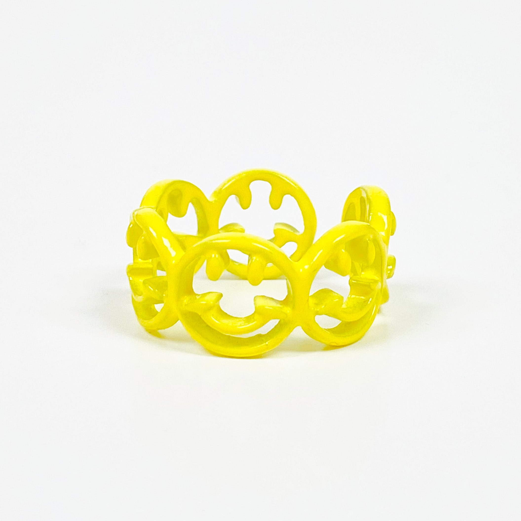 Adjustable Smiley Ring