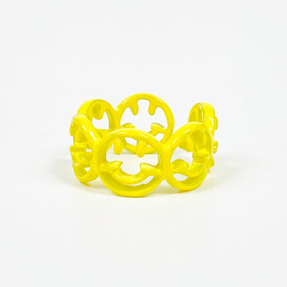 Adjustable Smiley Ring