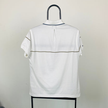 Vintage Nike Challenge Court Polo T-Shirt White Medium
