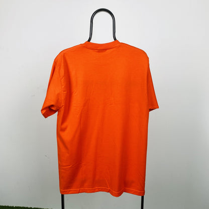 Vintage Nike T-Shirt Orange Small