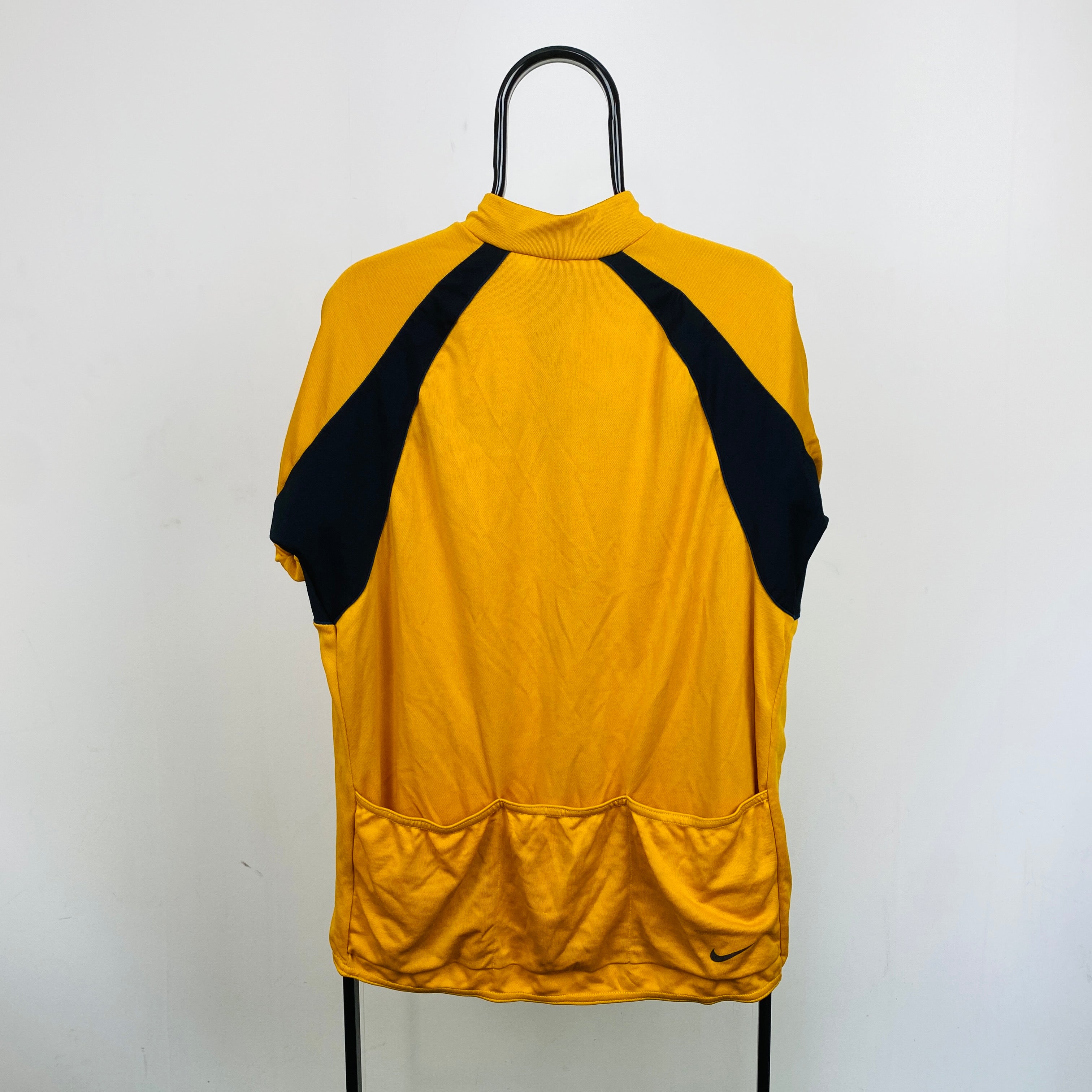 00s Nike ACG Cycling T-Shirt Yellow Large