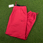00s Nike Parachute Cargo Joggers Pink Red XL
