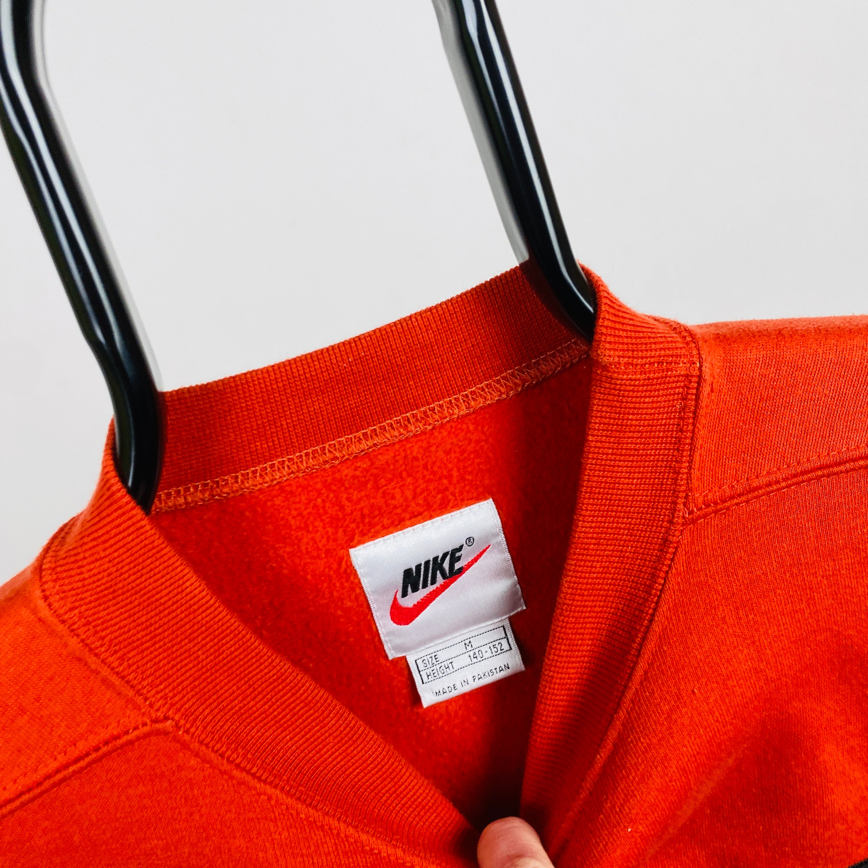 90s Nike Sweatshirt Orange XS
