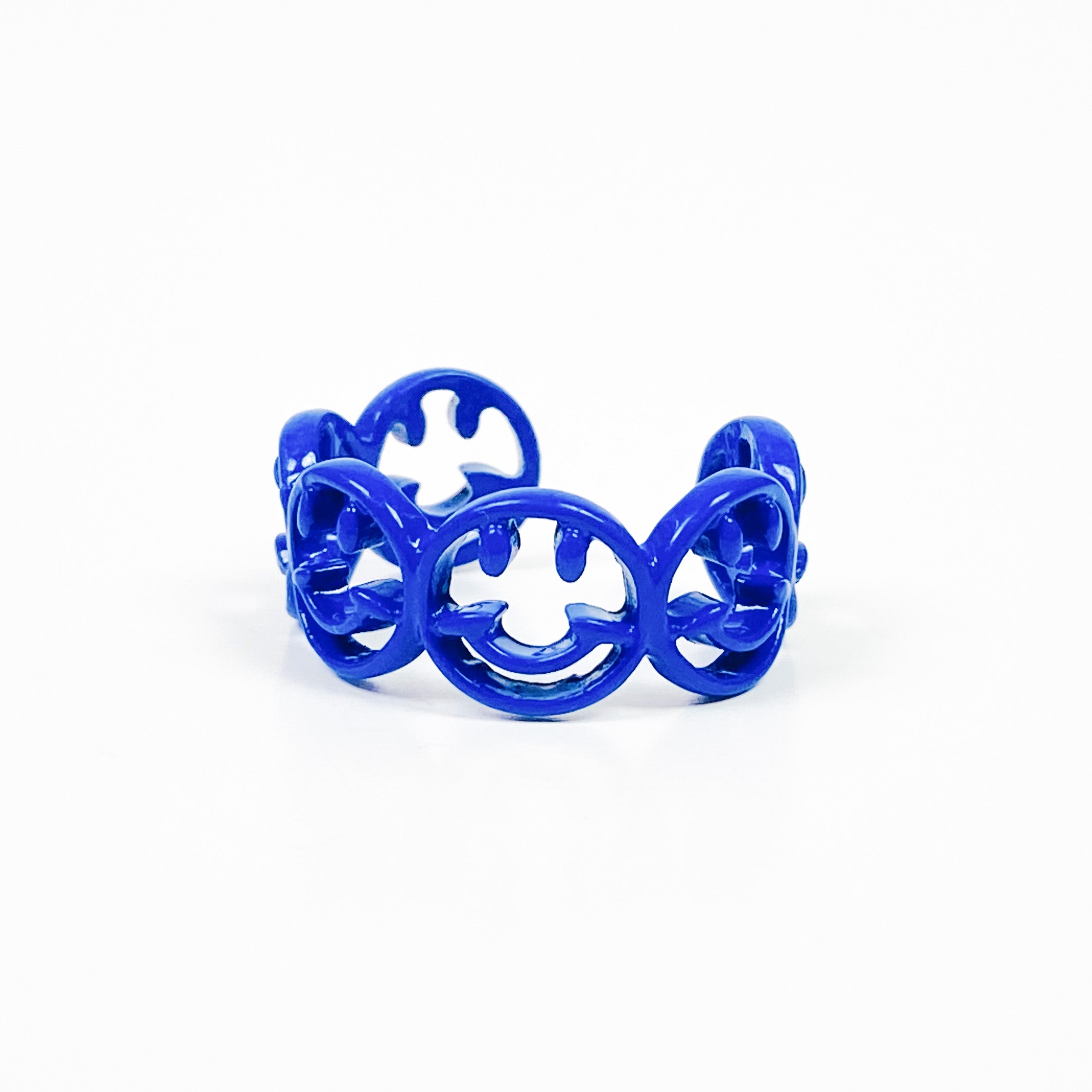Adjustable Smiley Ring