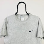 Vintage Nike T-Shirt Grey Small