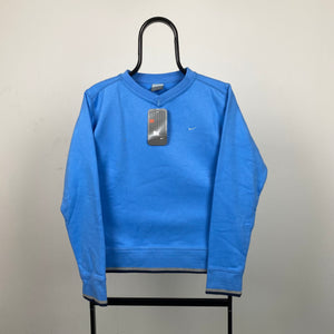 Vintage Nike Sweatshirt Baby Blue Medium