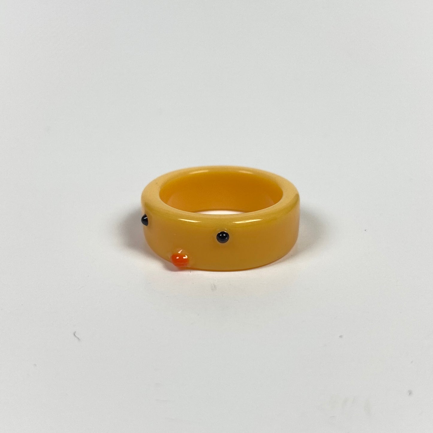 Retro Chunky Chick Ring Yellow