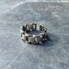 Adjustable Retro Chain Ring Silver