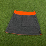 90s Nike Reversible Skirt Orange Grey Large
