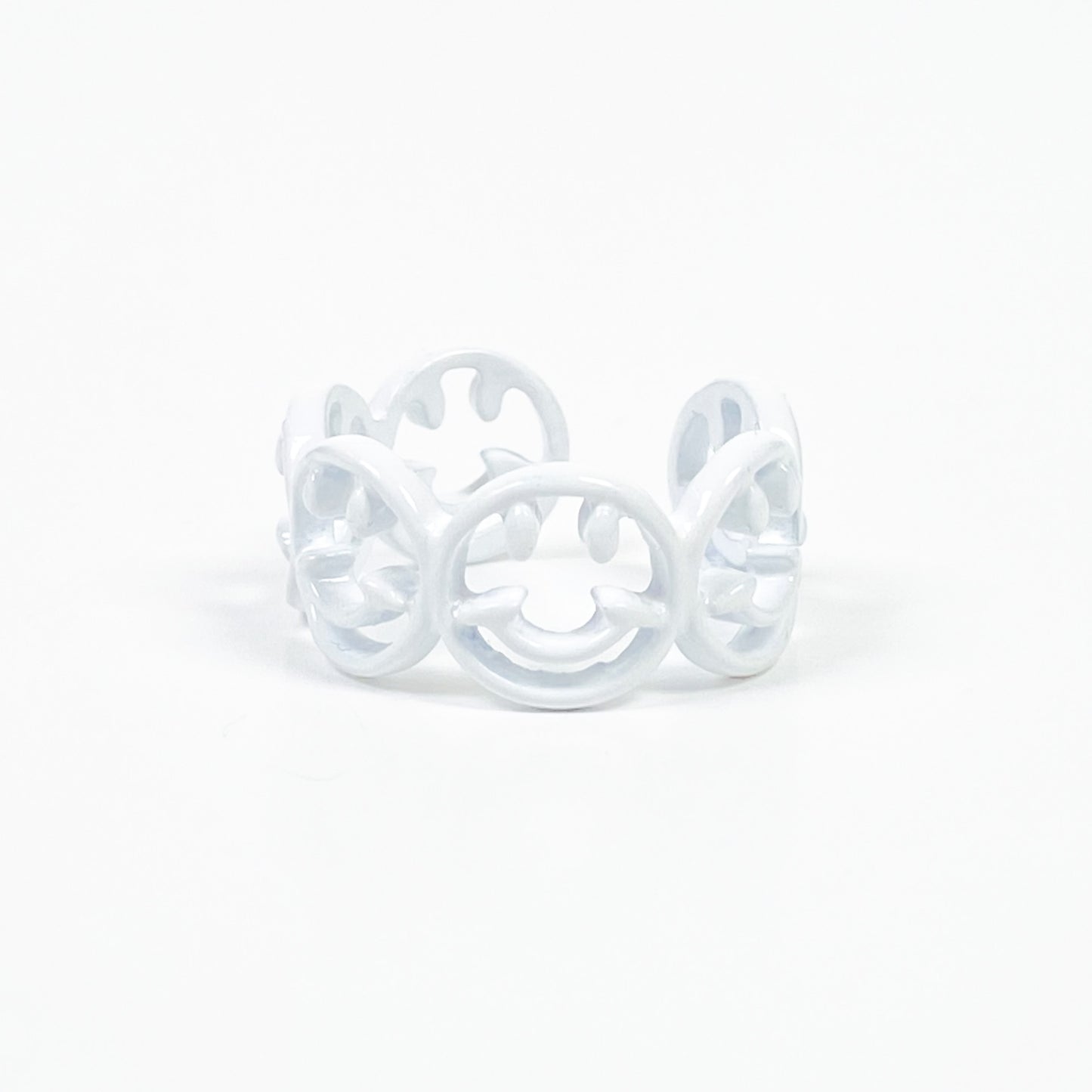 Adjustable Smiley Ring